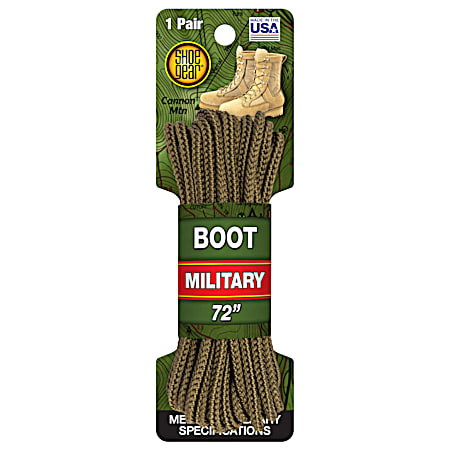 Shoe Gear Military Spec Boot Laces - Mojave