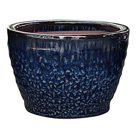 Blue Enganno Low Planter