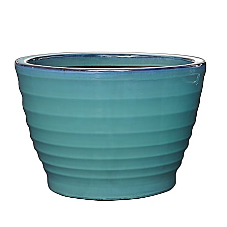 Green Enganno Low Planter
