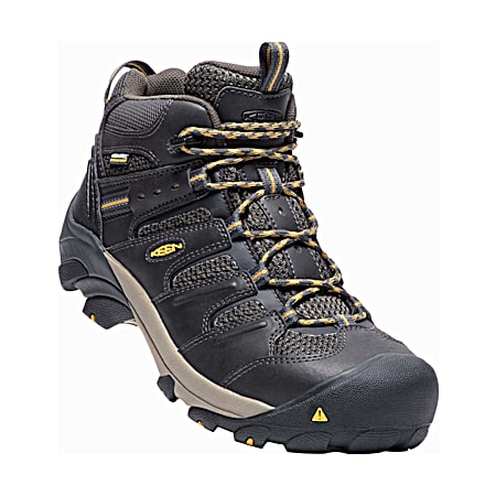 Men's Tawny & Olive Mid Profile Steel Toe Waterproof Work Shoes