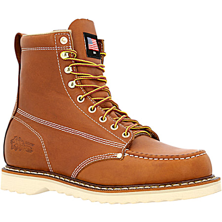 Men's United 8 in Tan Work Boots