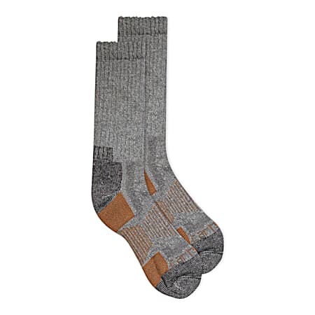Men's Grey All Terrain Full Cushion Boot Socks - 2 Pk