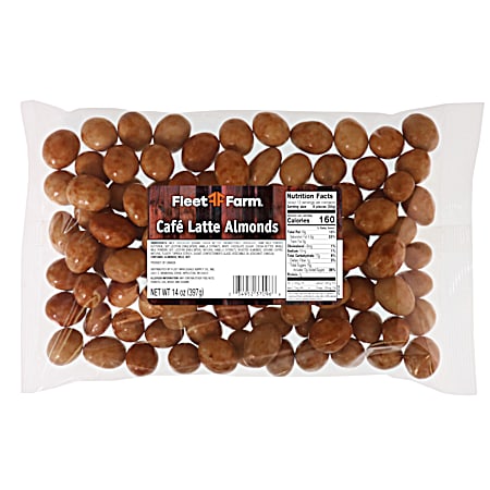 14 oz Café Latte Almonds