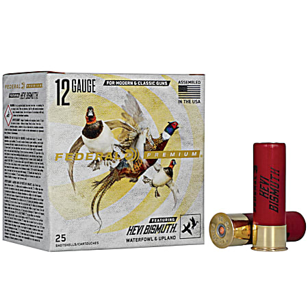 Hevi-Bismuth 12 Gauge 3 in. #5 1-3/8oz Upland Shotsells - 25 Rounds