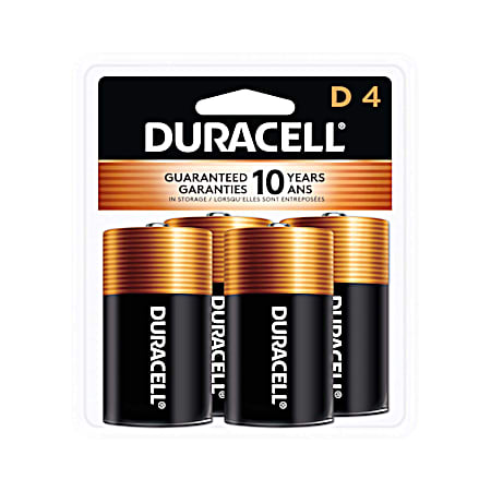 Coppertop D Batteries - 4 Pk.