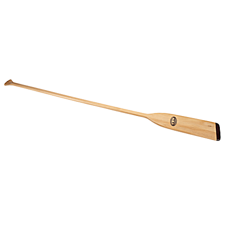 6 ft. Clear Wooden Canoe Paddle
