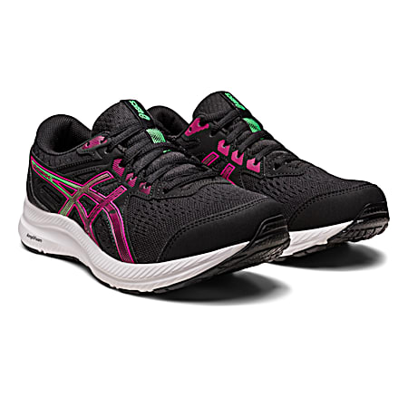 Women's Gel Contend 8 Black/Pink Rave Running Shoes