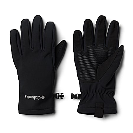 Ladies' Kruser Ridge II Black Softshell Gloves