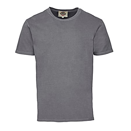 Men's Forged Iron Pigment-Dyed Crew Neck Short Sleeve T-Shirt