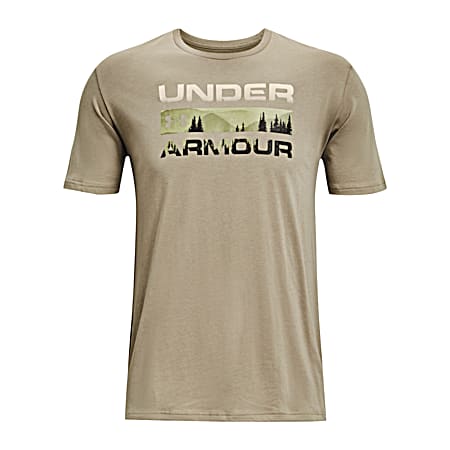 Men's UA Stacked Logo Fill Crew Neck Short Sleeve Tee