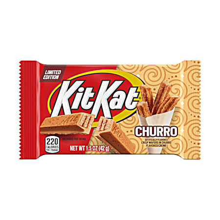 1.5 oz Limited Edition Churro Wafer Candy Bar