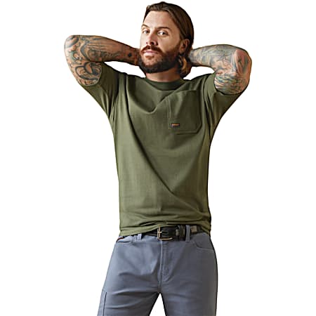 Men's Cotton Strong American Outdoors Short Sleeve Shirt