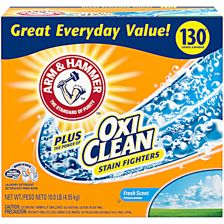 Fresh Scent OxiClean Powder Detergent - 10 Lb.