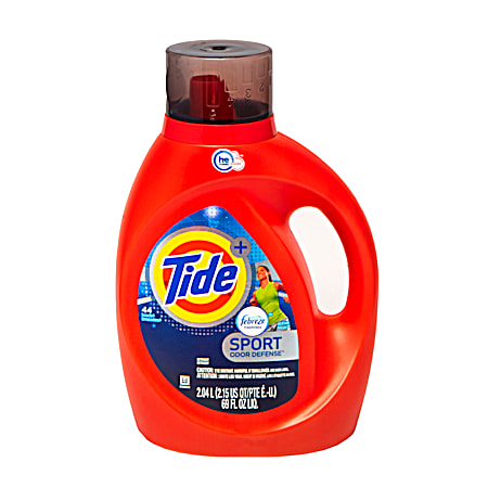 69 oz Sport Odor Defense Liquid Laundry Detergent w/ Febreze