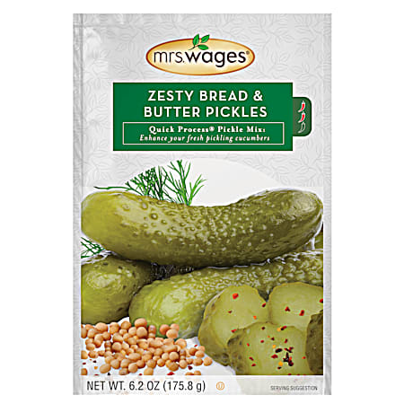 Quick Process Zesty Bread & Butter Pickles