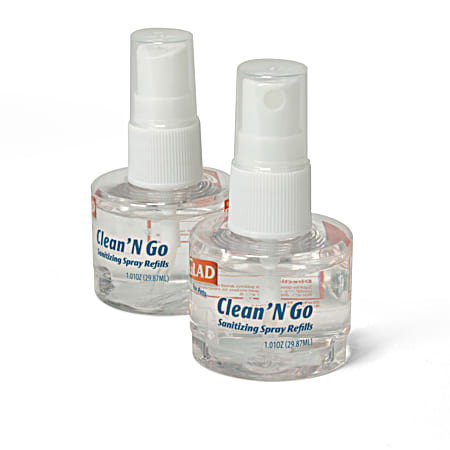 Clean 'N Go Sanitizing Spray Refills - 2 Pk
