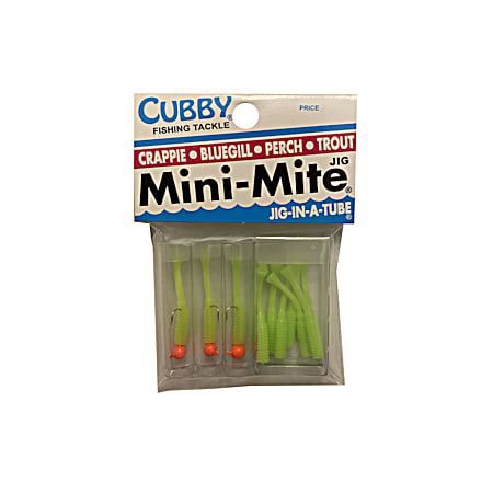 Mini-Mite Jig & Tail Pack - Pink/Silk Chartreuse