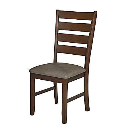 Sterling Walnut/Grey Dining Chairs - Set of 2