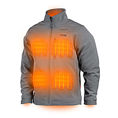 Gray M12™ Men's Heated TOUGHSHELL™ Jacket