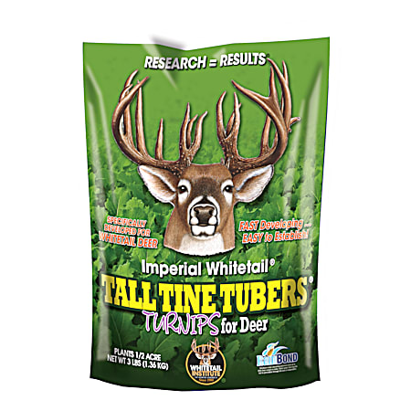 3 lb Tall Tine Tubers Turnips For Deer Food Plot