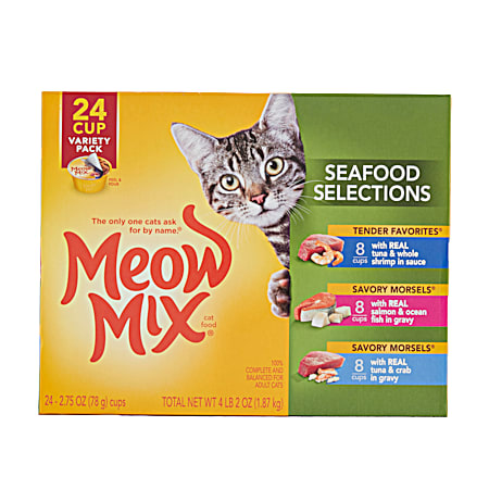 Seafood Selections Variety Wet Cat Food - 24 Pk