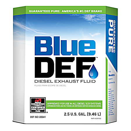 BlueDef 2.5 gal DEF Diesel Exhaust Fluid