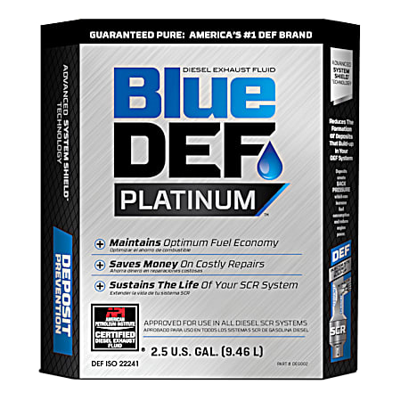 BlueDEF Platinum 2.5 gal Diesel Exhaust Fluid