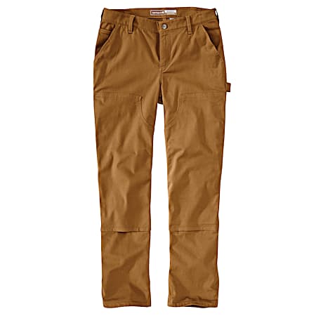 Women's Rugged Flex Relaxed Fit Canvas Double-Front Pants