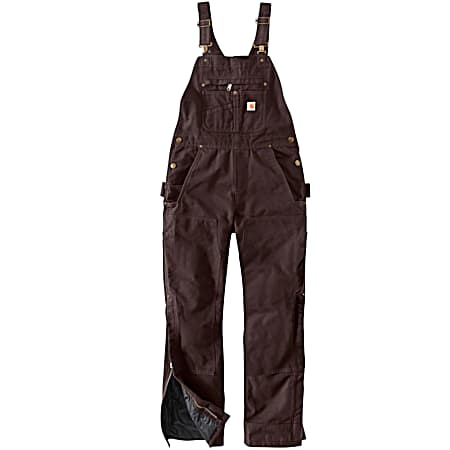 Women's Washed Duck Insulated Bib Overalls