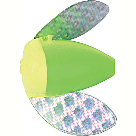 Spin-N-Glo Winged Drift Bobber - Lime Chartreuse