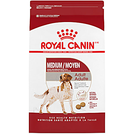 Adult Medium Breed Dry Dog Food, 30 lbs