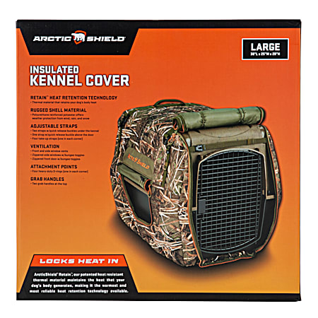 Muddy Water Camo Insulated Kennel Cover w/ Retain® Heat Retention Technology