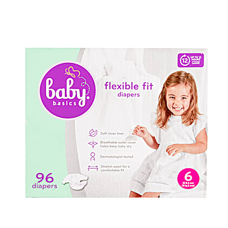 Flexible Fit Diapers - Size 6