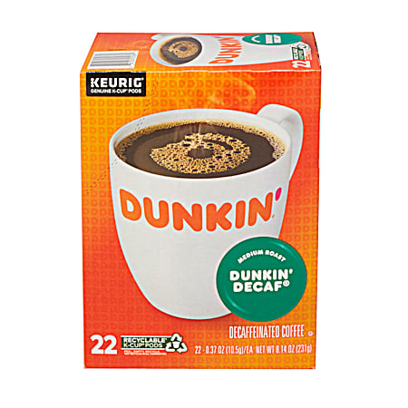 Dunkin’Decaf Medium Roast Ground Coffee