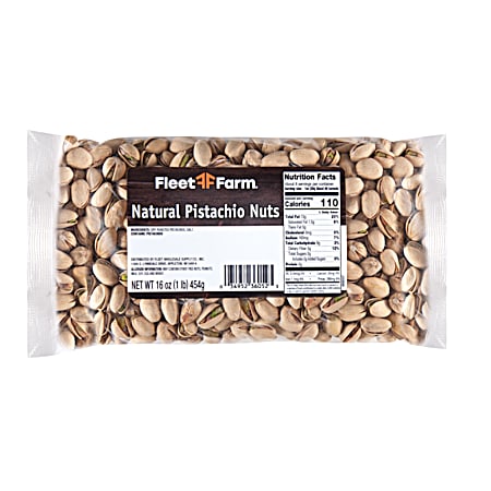 16 oz Natural Pistachio Nuts