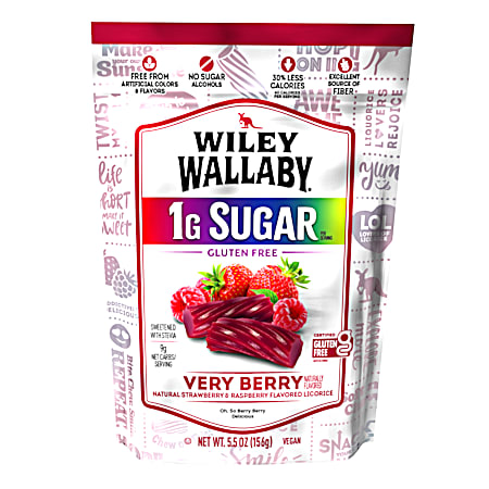 5.5 oz Low Sugar Very Berry Licorice