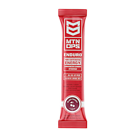 Black Cherry Enduro Non-Caffeinated Cardio Enhancement - 1 Single Serve Stick