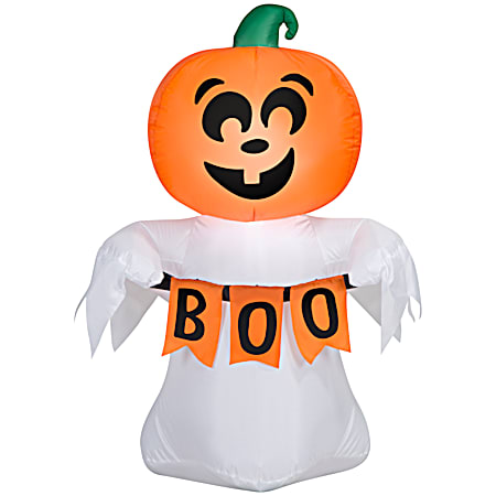 Airblown Ghost w/ Boo Banner Inflatable