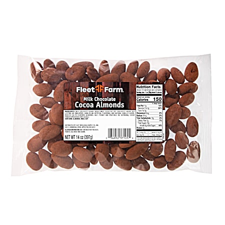 14 oz Milk Chocolate Cocoa Almonds
