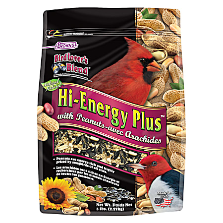 Bird Lover's Blend Hi-Energy Plus w/ Peanuts Bird Seed