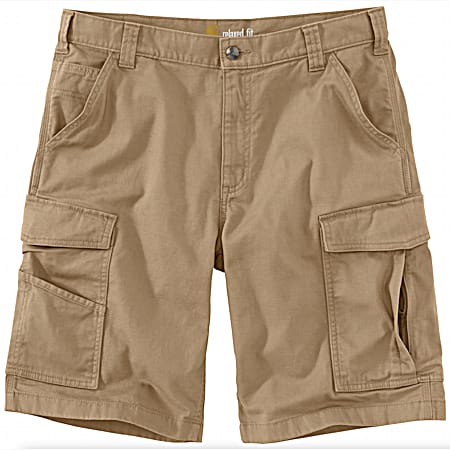 Men's Rugged Flex Rigby Dark Khaki Cargo Shorts