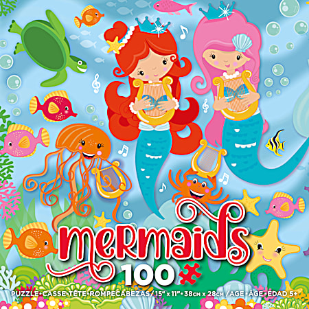 Mermaid Puzzle - 100 Pc. Assorted