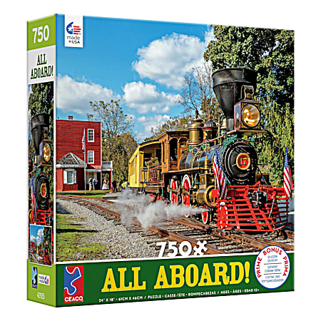 All Aboard! Train Puzzle - 750 Pc. Assorted