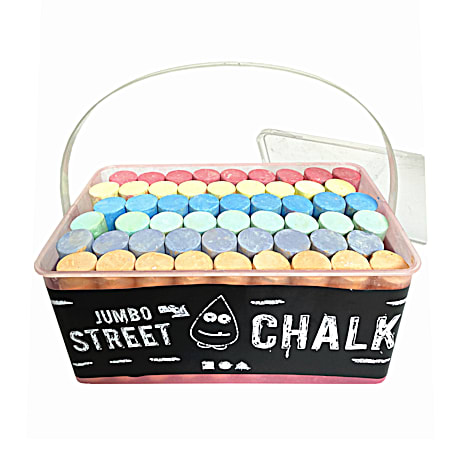 Jumbo Street Chalk - 50 Pc