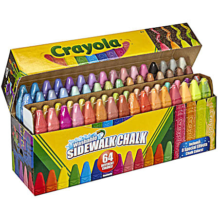 Ultimate Sidewalk Chalk Collection - 64 Ct