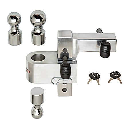 Aluminum Adjustable Hitch Mount System w/ Carrying Case