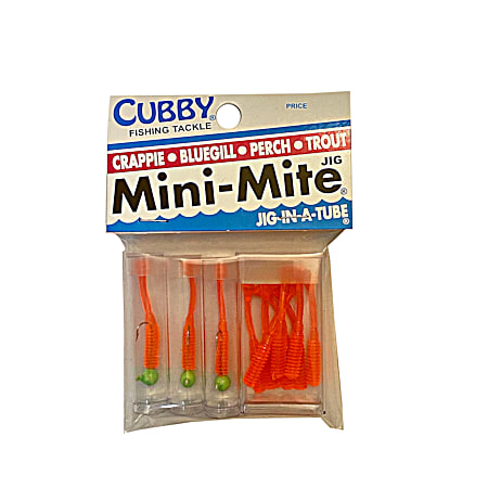 Mini-Mite Jig & Tail Pack - Green/Orange