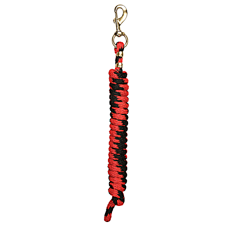 Red/Black Poly Lead Rope