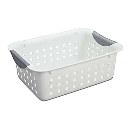 Ultra White Small Basket