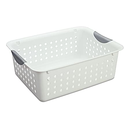 Ultra White Medium Basket
